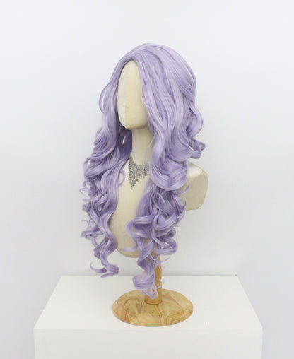 Ariel-Purple Hard Frontal Synthetic Wigs