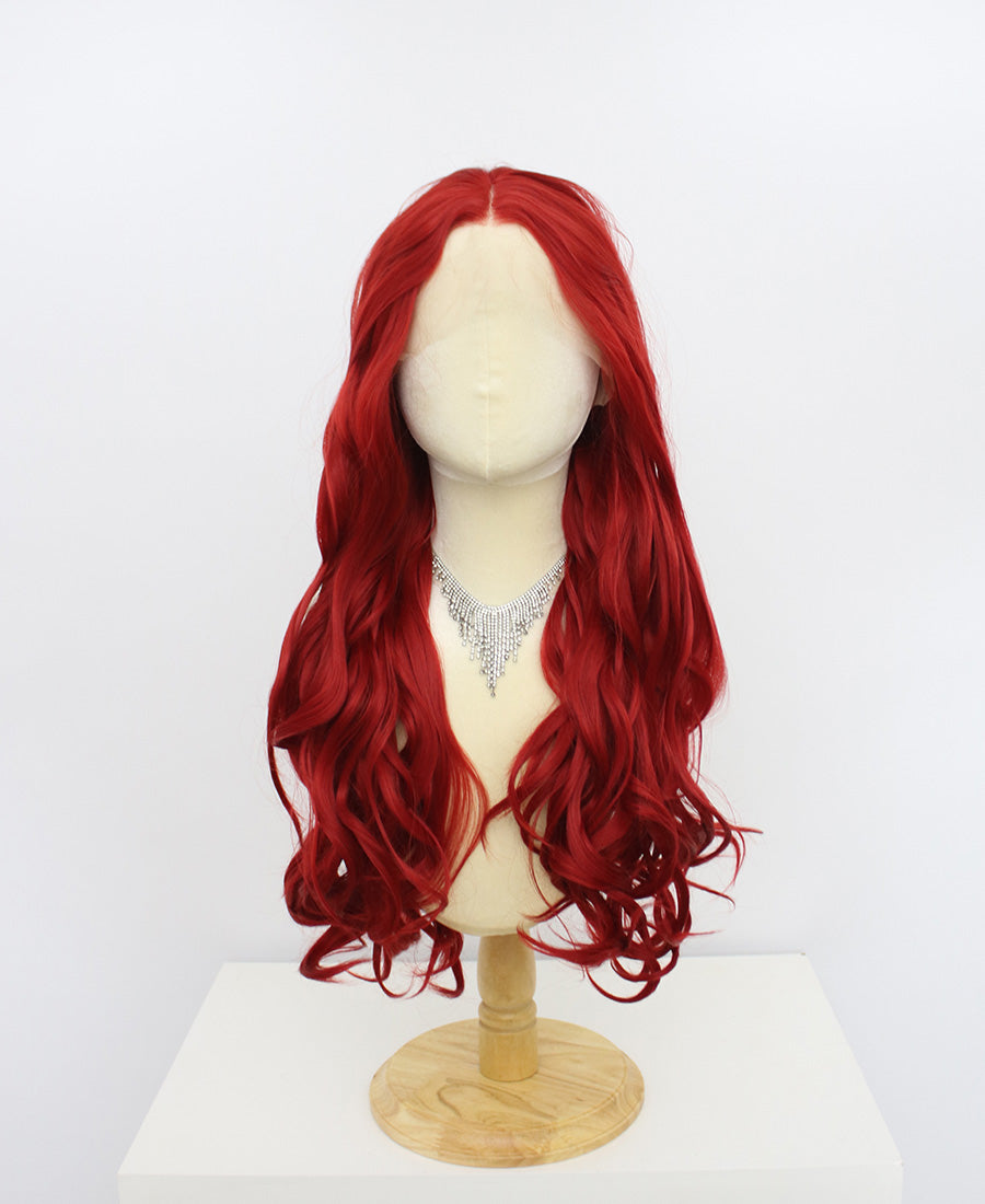 Brielle-Red Lace Frontal Synthetic Wigs