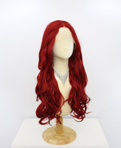 Brielle-Red Lace Frontal Synthetic Wigs